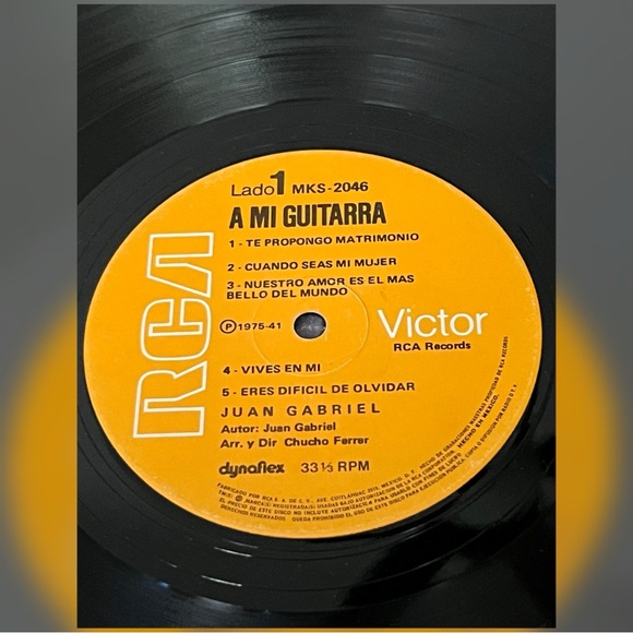Juan Gabriel, A Mi Guitarra 1975, Arcano/RCA Records, Vinyl LP - Picture 3 of 11